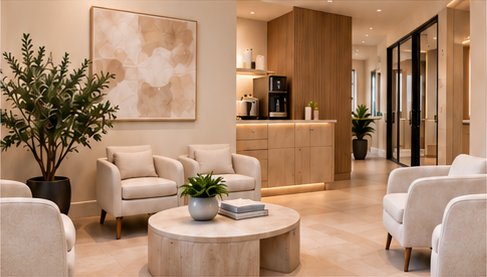 Calm waiting lounge