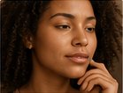 Woman, thoughtful profile (aesthetics)