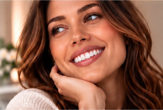 Smiling patient