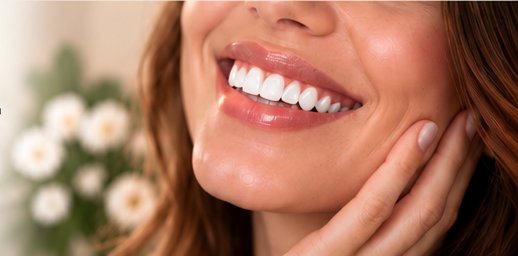 Woman with a bright smile