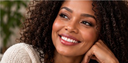 Patient with a bright smile