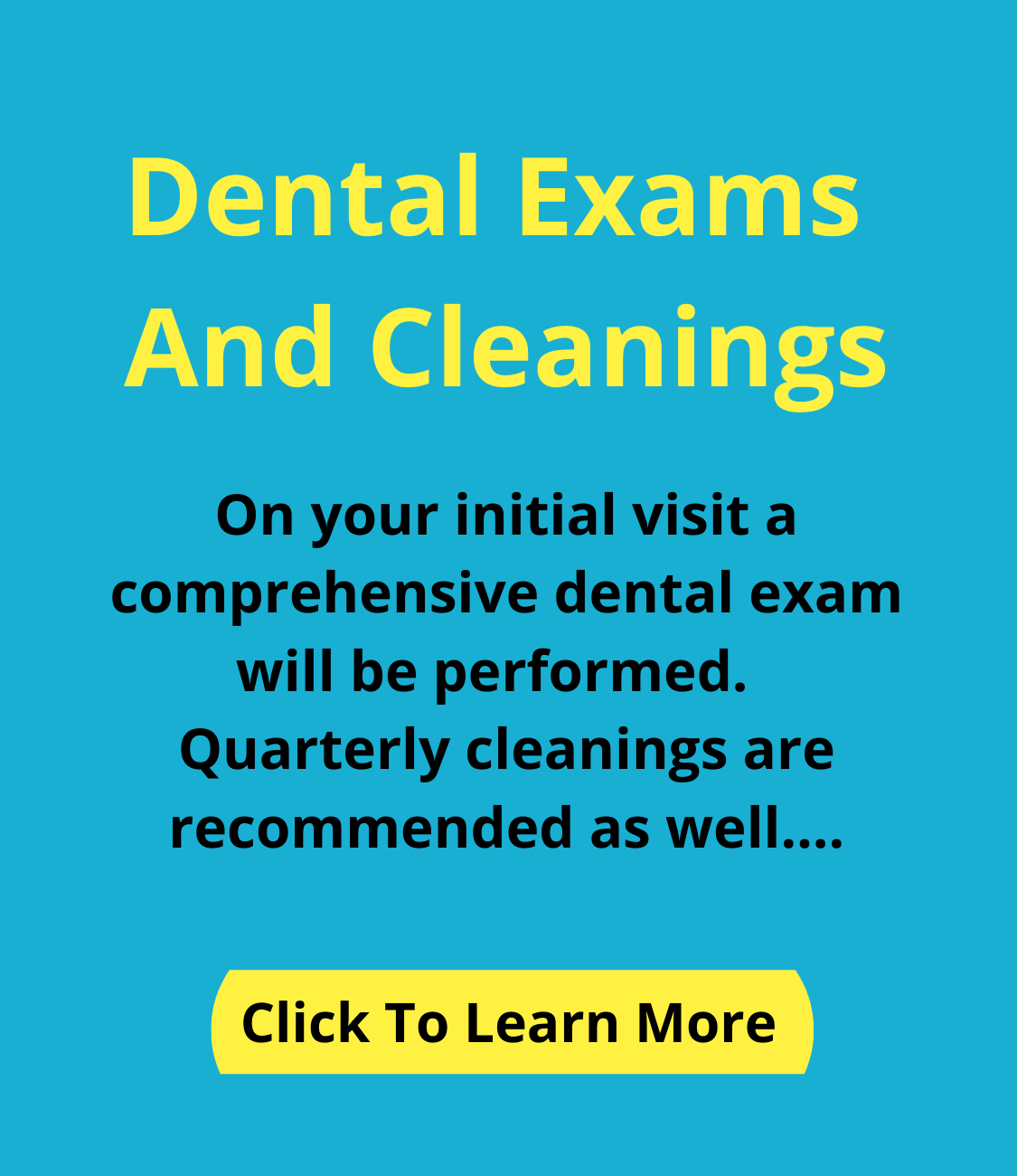 Dental Exams And Cleanings